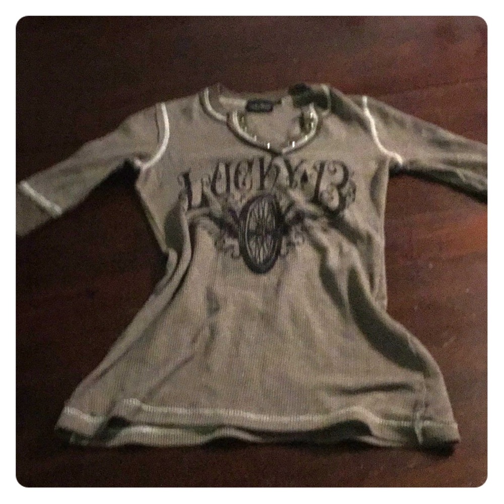 Lucky thirteen brownish small shirt